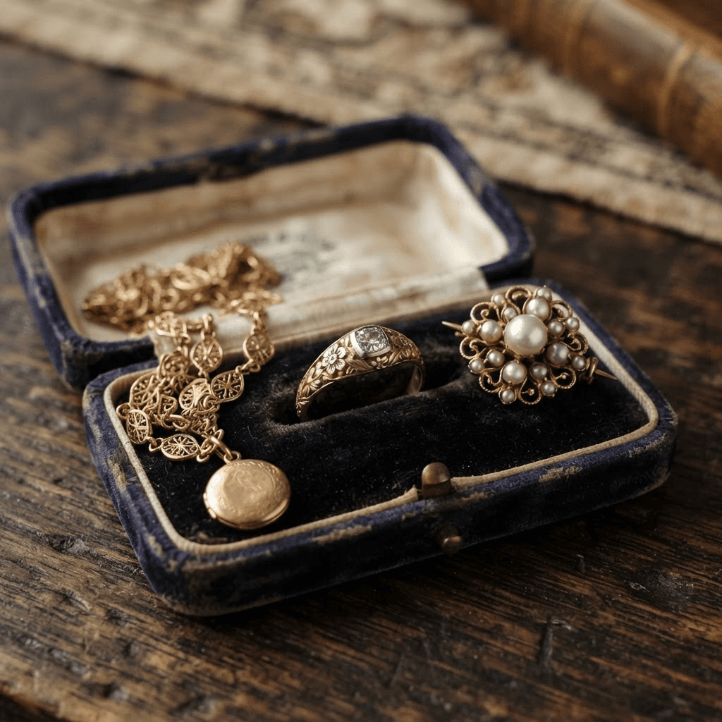 Wertvoller Schmuck in vertrauensvollen Händen